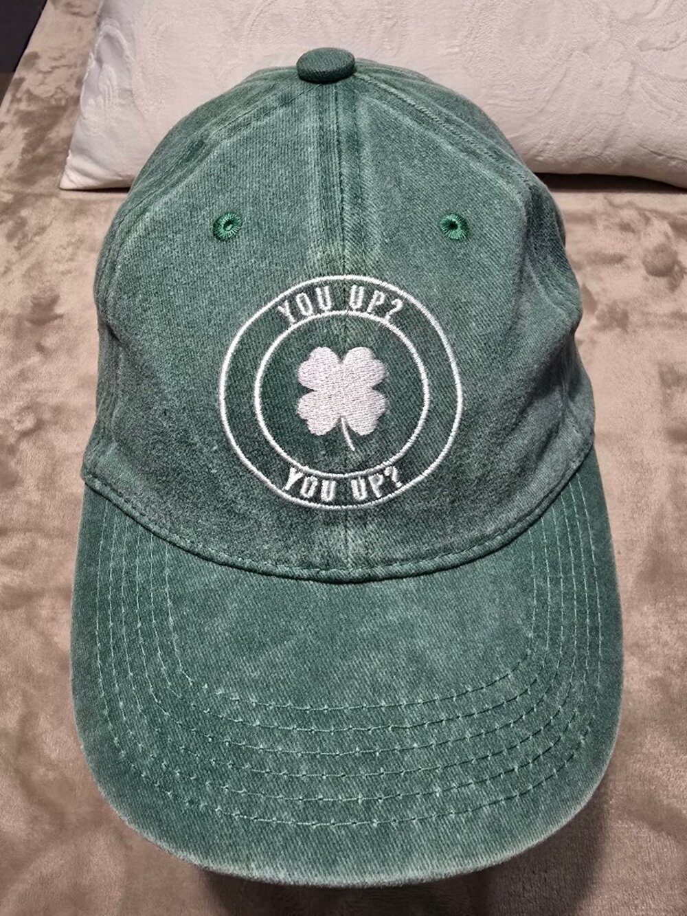 Rare SVNS Hard 7UP Promotional Promo Dad Hat - Vintage Green Washed Cotton Cap